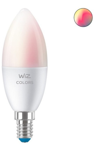 Imagen 3 de 8 de Ampolleta Led Wiz Colores Wifi E14 Google Alexa Matter