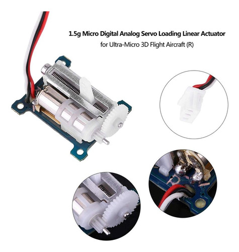Servo Analógico Micro Digital De 0.05 Oz, Actuador Lineal De