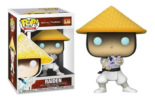 Funko Pop Mortal Kombat Raiden 538 Pop Games Original