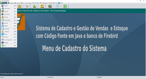 Código Fonte De Sistema De Vendas Em Java - Siscadvenda