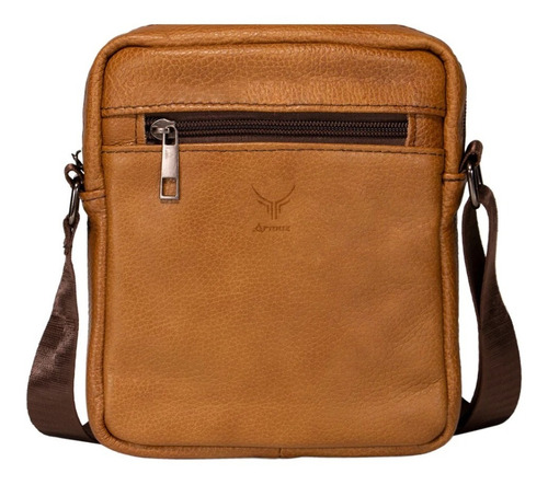 Pequeño Morral De Cuero 100% Vacuno Armuz 7362