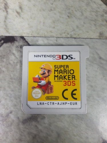 Juego Super Mario Maker Europeo Nintendo 3ds Solo Cartucho 