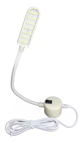 Wal front Lámpara LED para máquina de coser de 5 V, 3 cuentas, luz de  trabajo portátil con cable de 3.2 pies para máquina Overlock, accesorio de