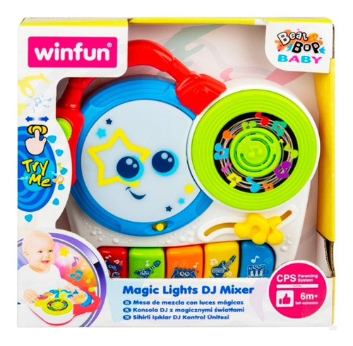 Win Fun Consola De Musica  Dj Con Luz Y Sonido Cod 1801