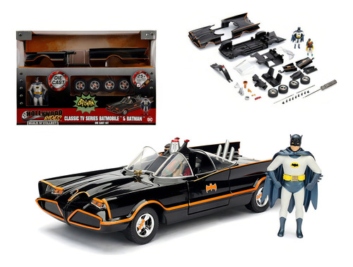 Batimovil Batman Y Robin Para Armar Y Desarmar Jada 1:24