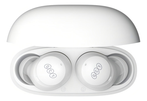 Auriculares QCY HT07 Arcbuds Bluetooth 5.2, color blanco