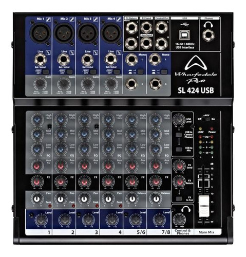 Sl 424 Usb Bk Mixer Analogo Wharfedale