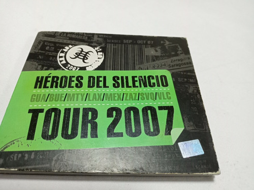 Cd Heroes Del Silencio Tour 2007 Digipack Rock Ibérico Bunbu