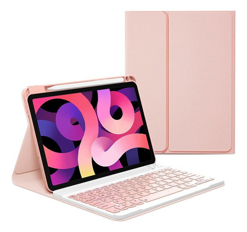 Funda Con Teclado Para iPad Air 5 Y iPad Air 4 Generación 10