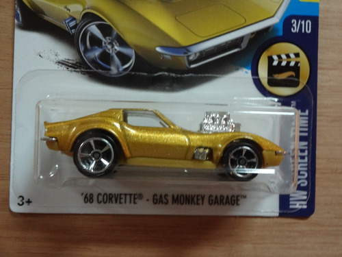 Hot Wheels2017 68 Corvette Gas Monkey Garage Primera Edicion