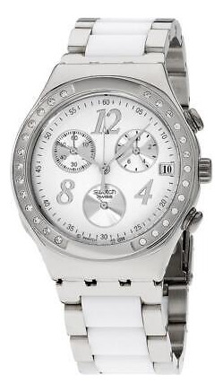 Reloj Dreamwhite Swatch Con Piedras Swarovski