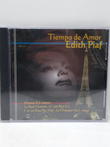 Edith Piaf Tiempo De Amor Cd Nuevo
