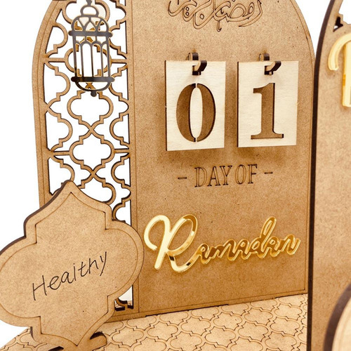 Decoraciones De Ramadan Decorations, De Madera, Para Calenda