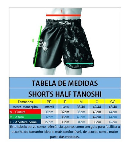 Imagem 7 de 7 de Shorts Muay-thai Camuflado Cinza Half Tanoshi