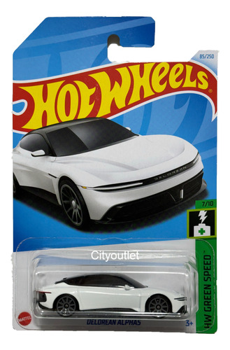 Hot Wheels 2024 Delorean Alphas 85/250 Hw Green Speed 7/10