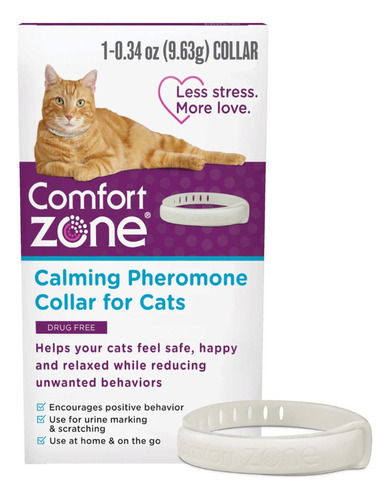 Collar Calmante Con Feromonas Para Gatos Comfort Zone