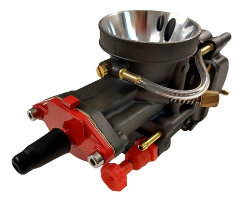 Imagen 7 de 7 de Carburador Cortina Plana Powerjet 28mm + 2 Chicler + Tobera