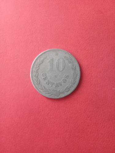 Moneda Lazareto 1921  10 Centavos