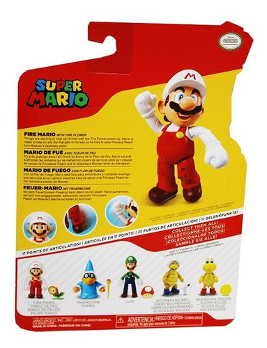 Imagem 3 de 3 de Boneco Super Mario Coleção Turma Do Mario Candide Jakks