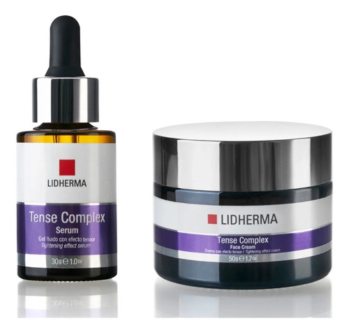 Kit Flacidez Tense Complex Face Cream + Serum  Lidherma