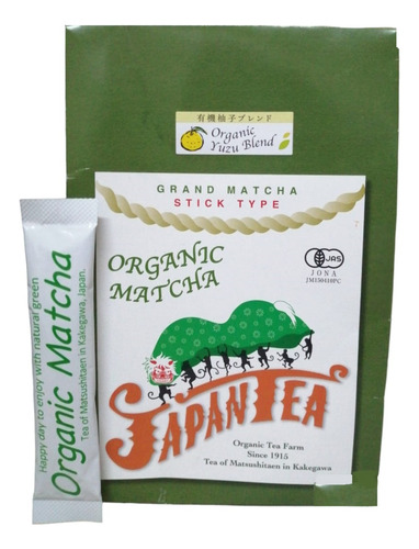 Té Matcha Con Yuzu Orgánico Japonés Matsushita. 15 Sobres.