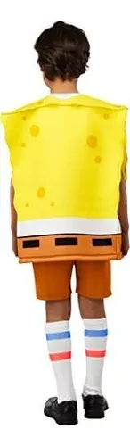 Disfraz Talla Medium Para Niño De Bob Esponja Pantalones