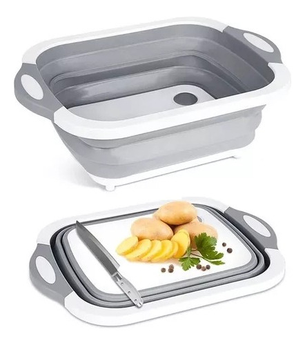 Tabla De Cocina Para Picar Cortar Plegable Frutas Y Verduras