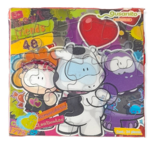 Rompecabezas Lenticular De Cowco Best Friends 4 Ever 24 Pzas (Usado)