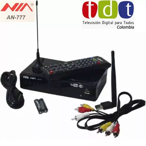 Decodificador Tdt Nia An-777 +wifi+mini Antena+envio