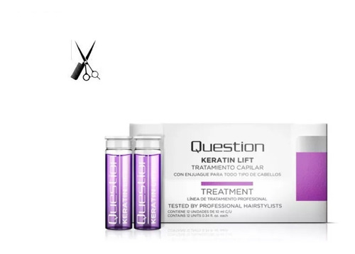 Ampolla Keratina Lift Con Enjuague Por 12 Question Nutricion