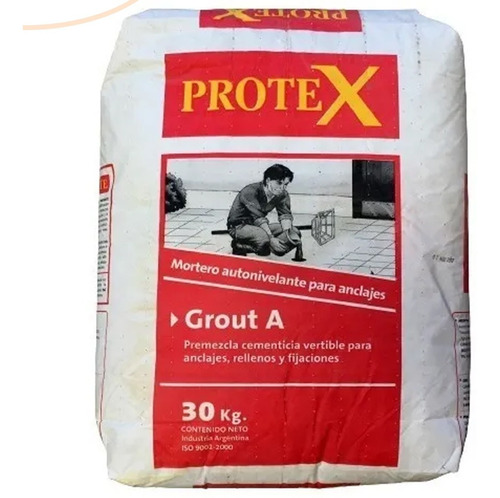 Protex Grout A 30kg Mortero Cementos Hidráulicos