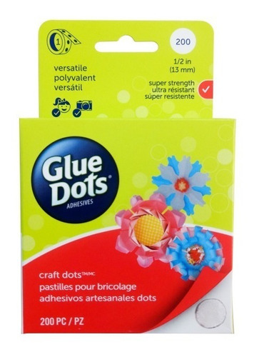 Rollo De Gotas De Adhesivo Doble Cara Removible Glue Dots