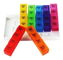Comprar Pastillero Organizador De Medicamentos Semanal 4veces Al Día