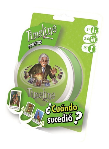 Juego De Mesa Asmodee Timeline Inventos Juego De Cartas Febo