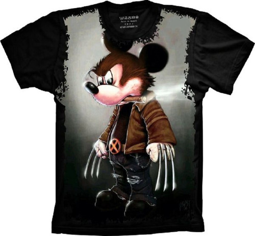Camiseta Plus Size Legal - Mickey - Wolverine