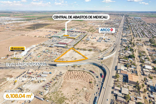Terreno En Venta A Pie De Blvd Lazaro Cardenas En Mexicali, B.c.
