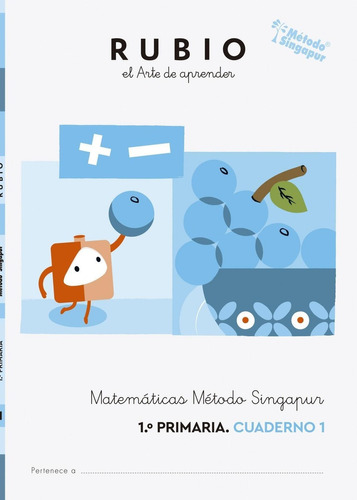 Libro: Matemáticas 3 Cuadernos. Método Singapur 1ºprimaria R