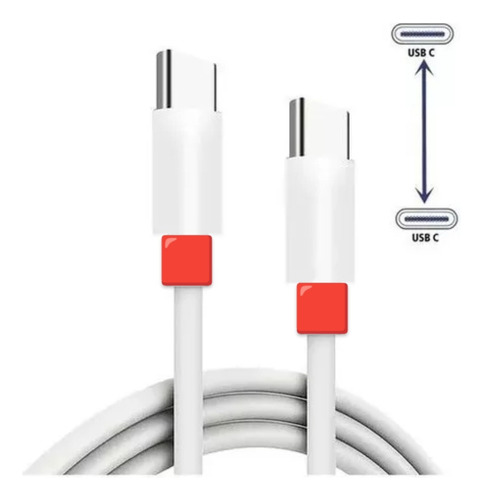 Cable Flexible Tipo C Blanco Para iPhone 15 Plus Y 15 Ultra