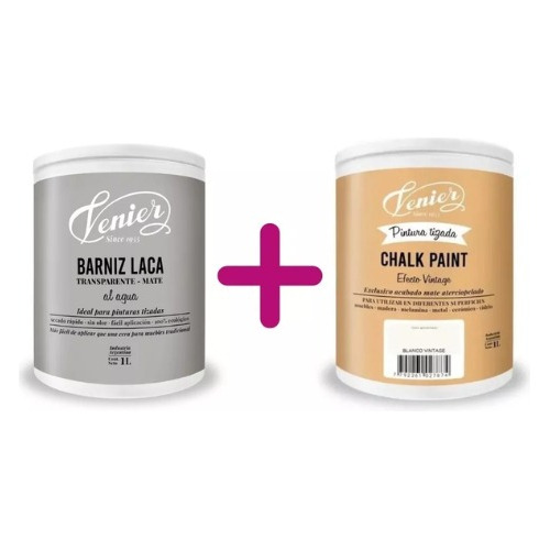 Chalk Paint Venier Protector + Chalk Paint Tizada 8 Colores