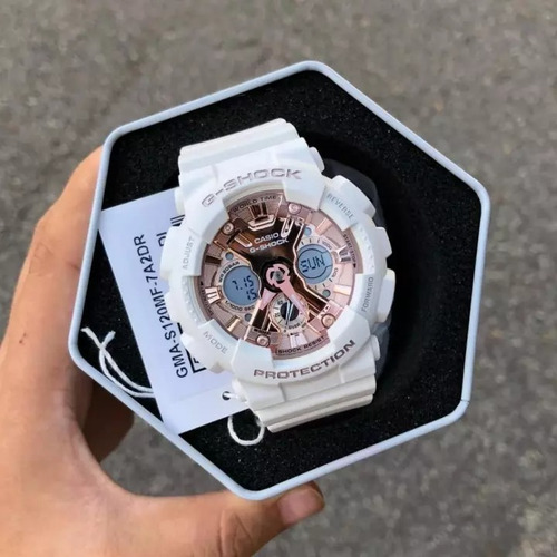 Relógio Casio G-shock Feminino Gma-s120mf-7a2dr + Original
