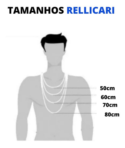 Imagem 5 de 5 de Corrente Banhada A Ouro Masculina Grossa Cordão Ouro 18k