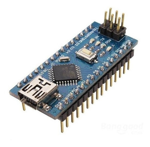 Imagen 2 de 10 de Atmel Nano V3.0 Atmega328 Usb Compatible Ch340 Hobbytronic
