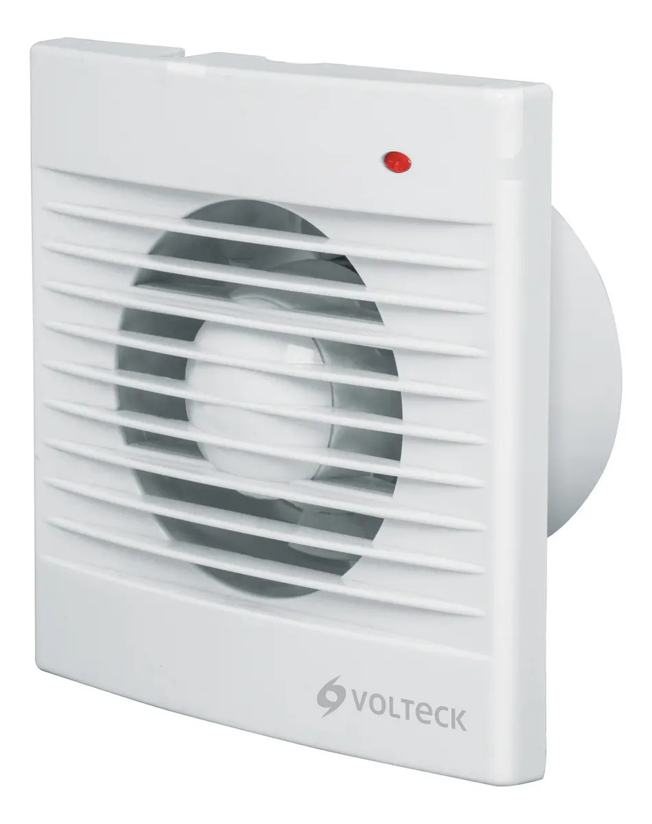 Extractor De Aire 4'' para baño o cocina Blanco Volteck EXA-4B