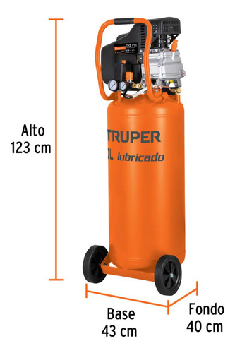 Compresora De Aire Vertical 80 L Comp-80lv-260 Truper