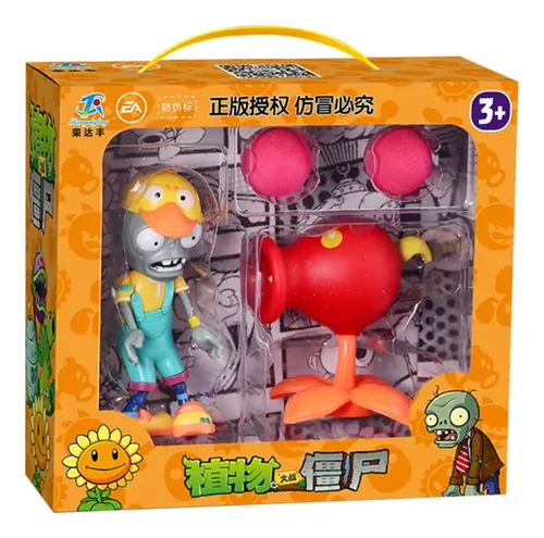 Plantas Contra. Juego Zombies 2 Pea Shooter Zombie Toy Style