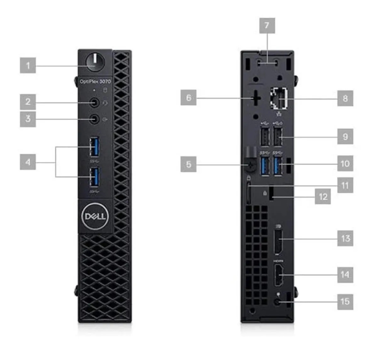 Foto do produto: Mini Pc Dell 3070 I5-8500t 8gb Ssd-m2 512gb
