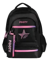 Comprar Mochila Escolar Espalda Footy 18 Pulgadas Big Kids Attitude Diseño De La Tela Negro