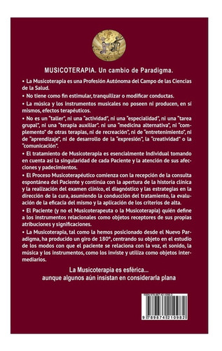 Libro De Musicoterapia. Nuevo Paradigma. Ruben Gallardo