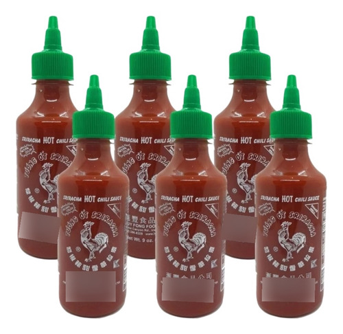 Salsa Sriracha Tuong Ot 482 Gr X6 Unidades