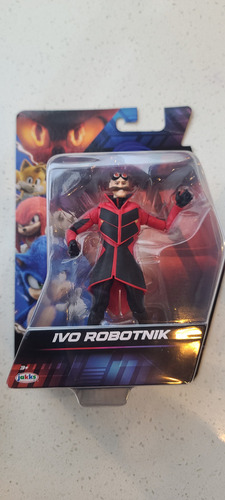 Boneco Articulado Ivo Robotnik De 12cm - Sonic 3: O Filme